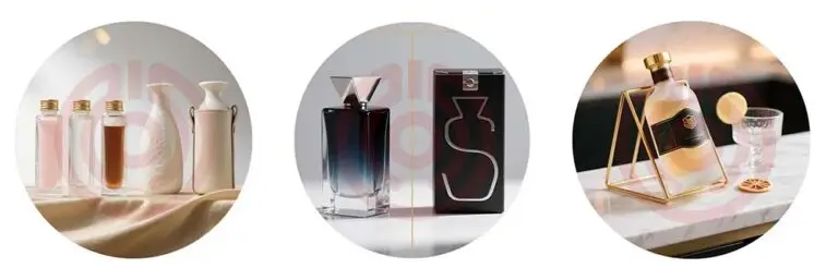 Alcohol Perfume Aromatherapy Cosmetics Shang Art Bottle