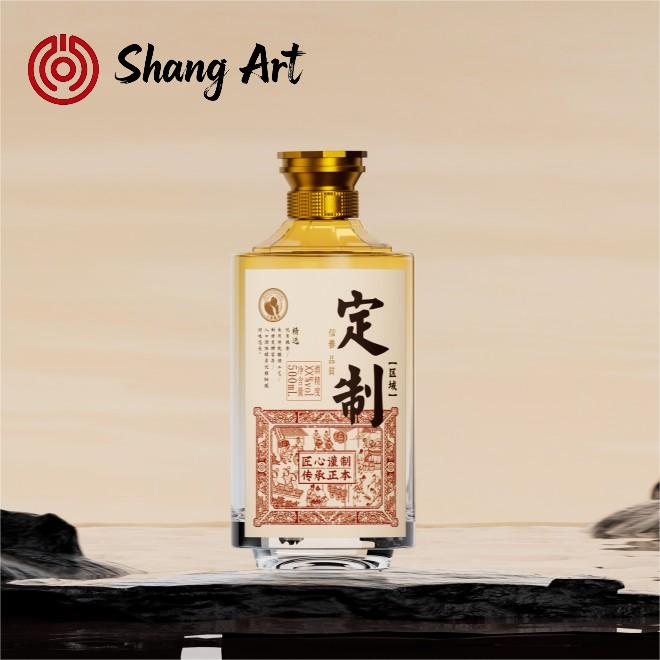 Artisanal Crystal Glass Alcohol Liquor Bottle Packaging – Micro-Batch Luxury for Craft Spirits