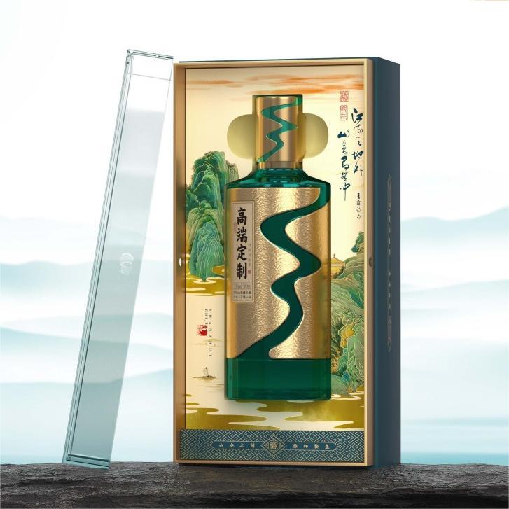 RIVER Custom Glass Alcohol Bottle Packaging – Elegant Design for Luxury Gift Sets