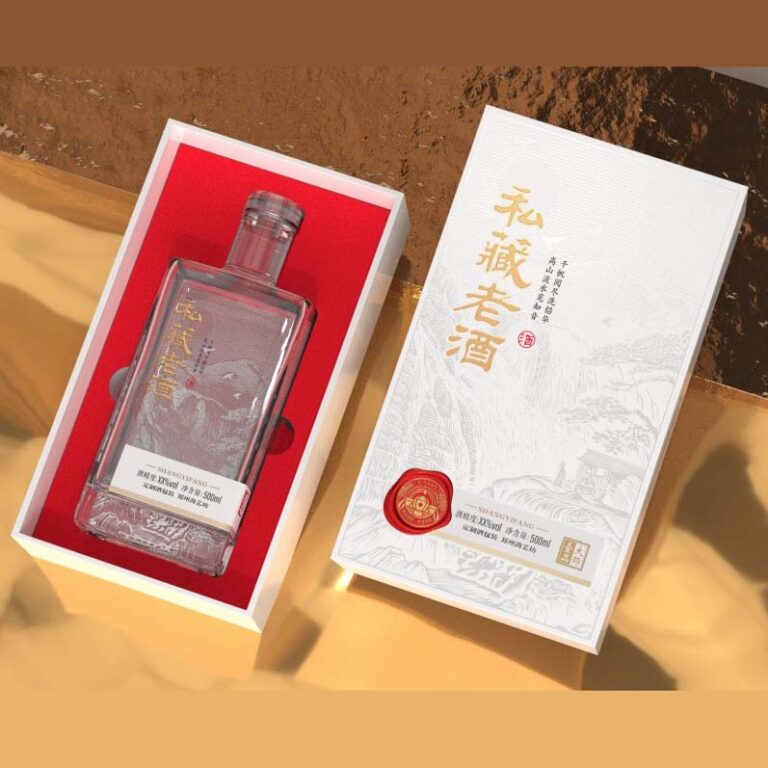 G17 Square Transparent Glass Bottle4