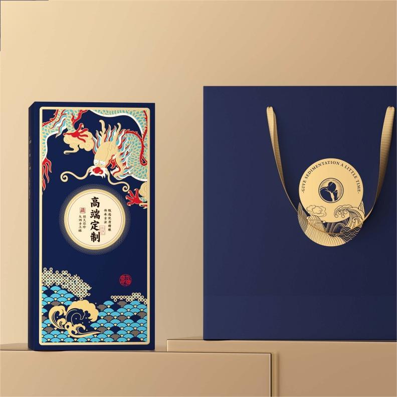 DRAGON Porcelain Alcohol Bottle custom logo – Auspicious Design for Luxury Gift Sets