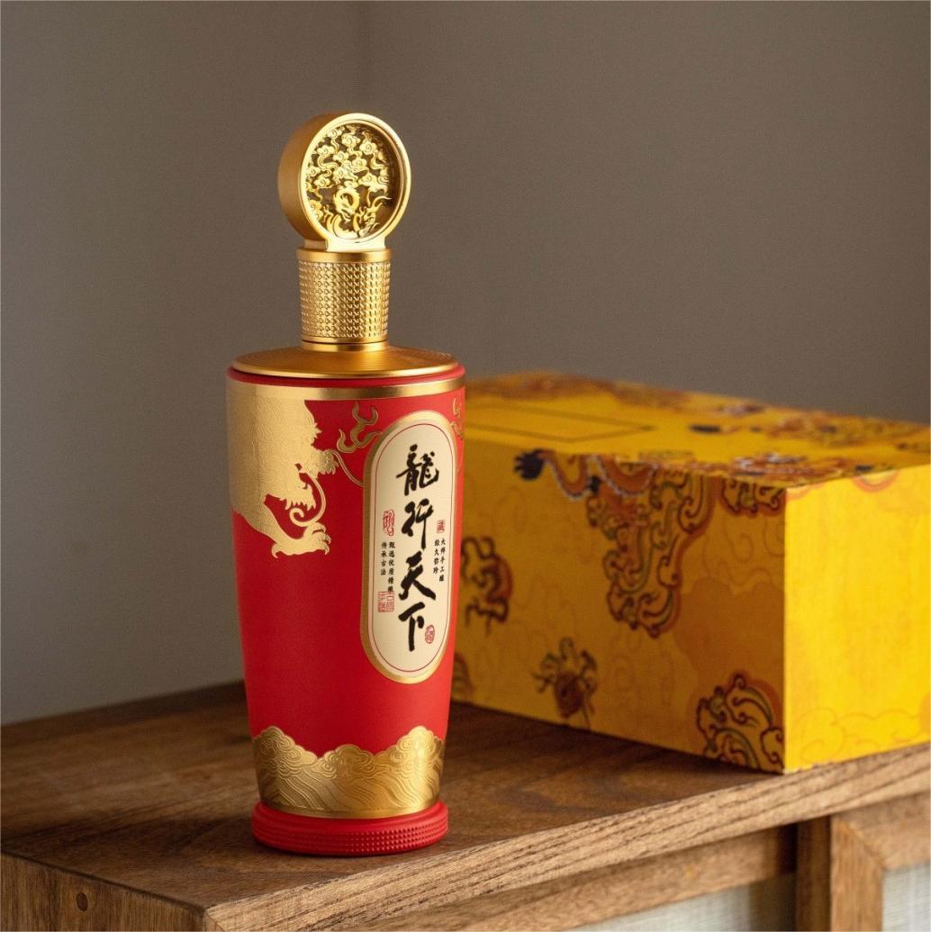 Custom DRAGON2 Glass Alcohol Liquor Bottle Packaging – Personalized Dragon Designs for Global Brands